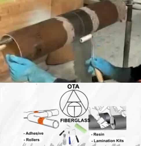 FRP Pipe Installation Lamination Tools