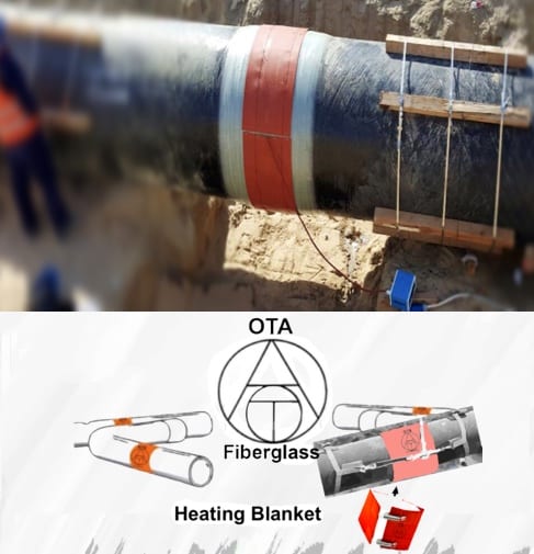 FRP Pipe Installation Tools Heating Blanket